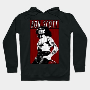 Vintage Retro Bon Scott Hoodie